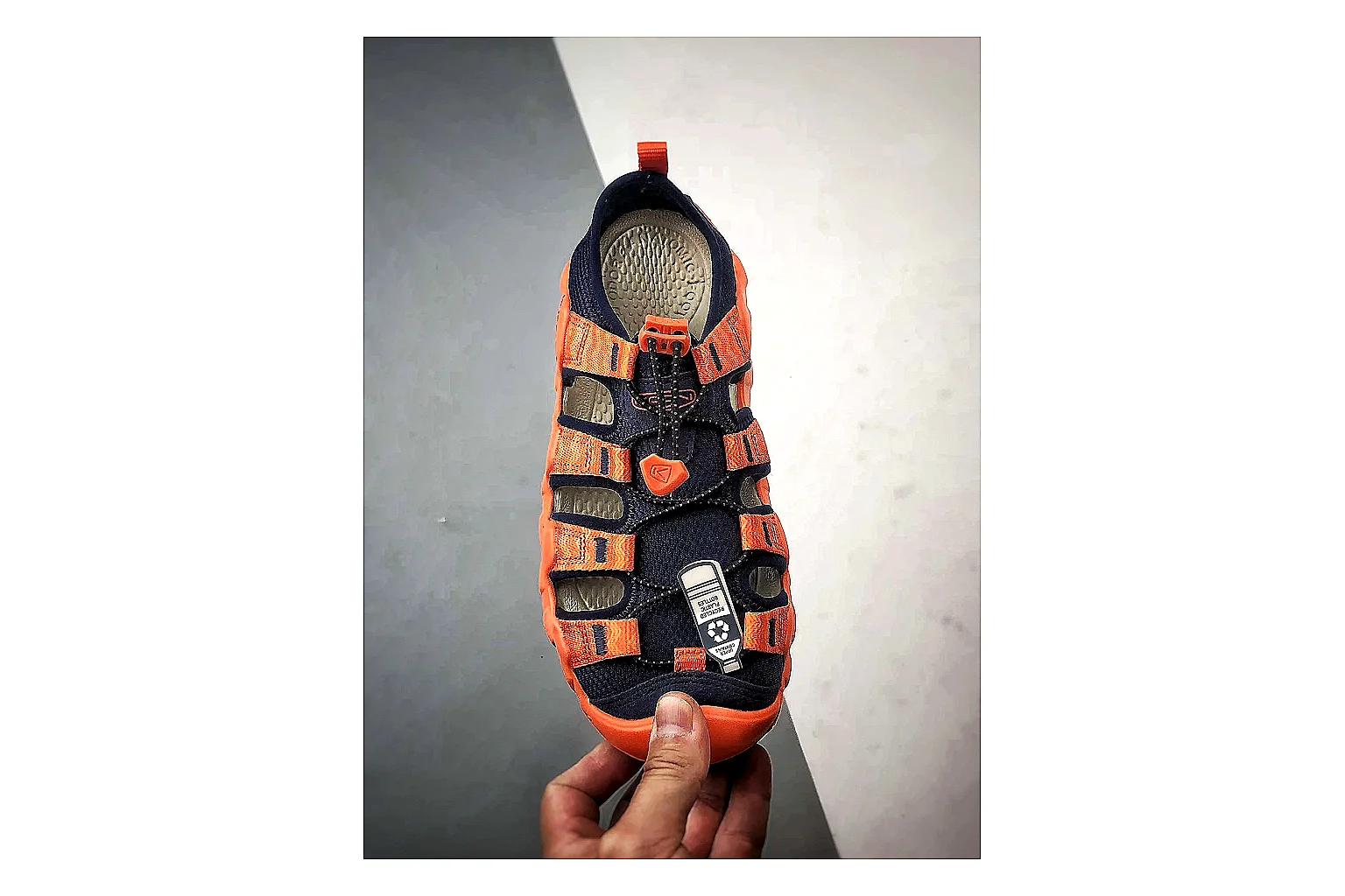 KEEN Jasper Sandal Orange Black Product Image thumbnail 2