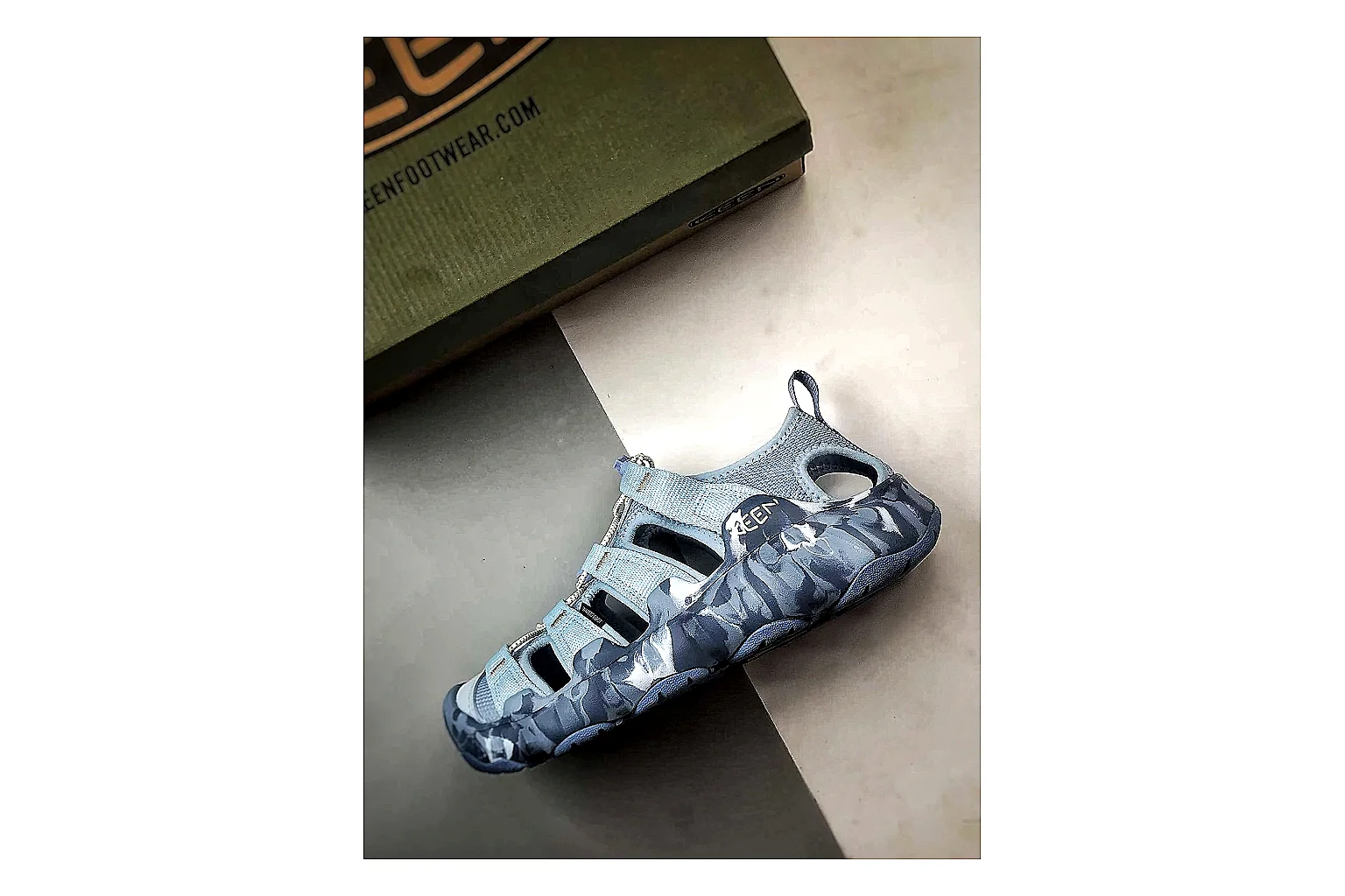 KEEN Jasper Sandal Blue Gray Product Image thumbnail 3