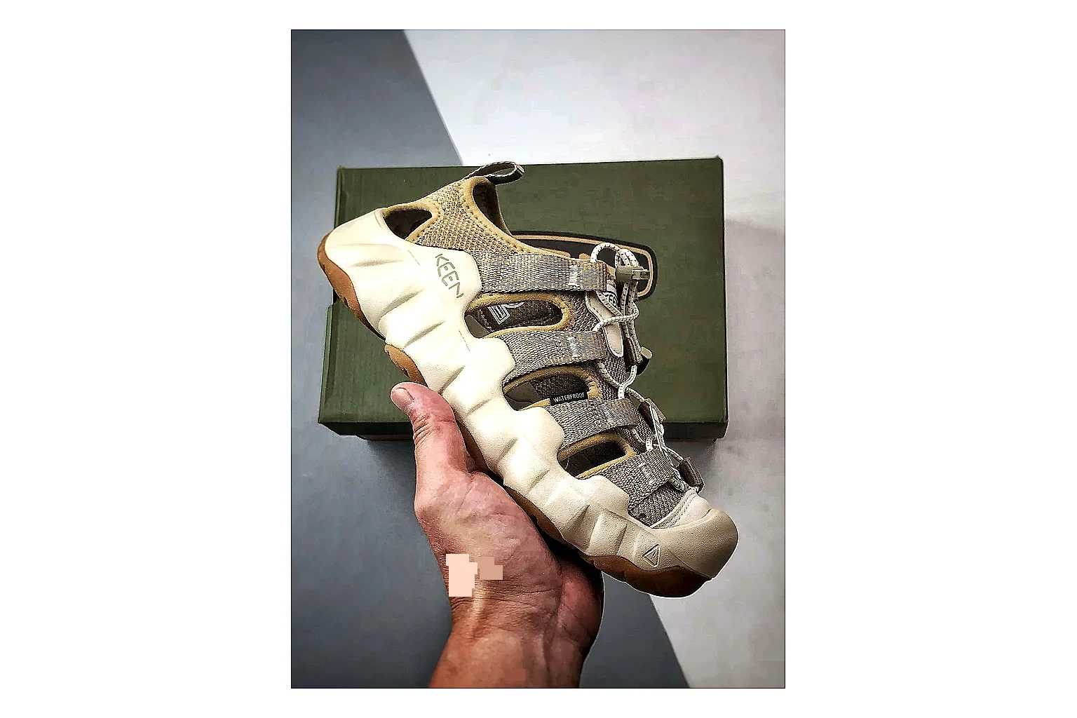 KEEN Jasper Sandal Beige Taupe Product Image