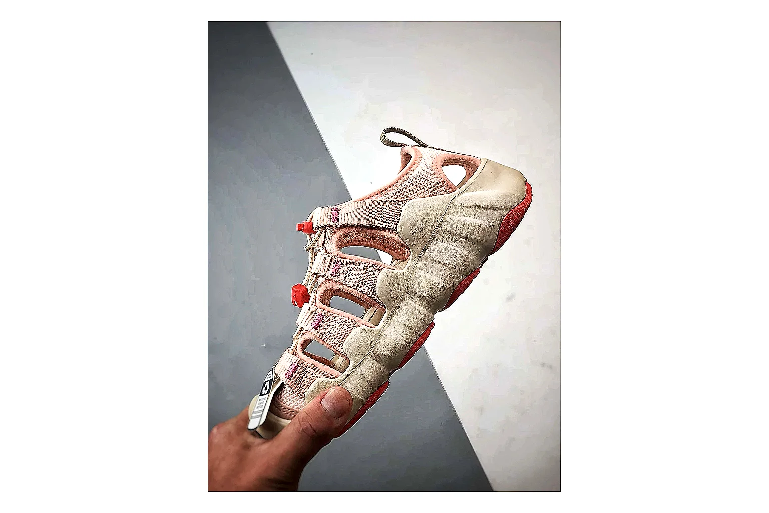 KEEN Jasper Sandal Cream Red Product Image thumbnail 4