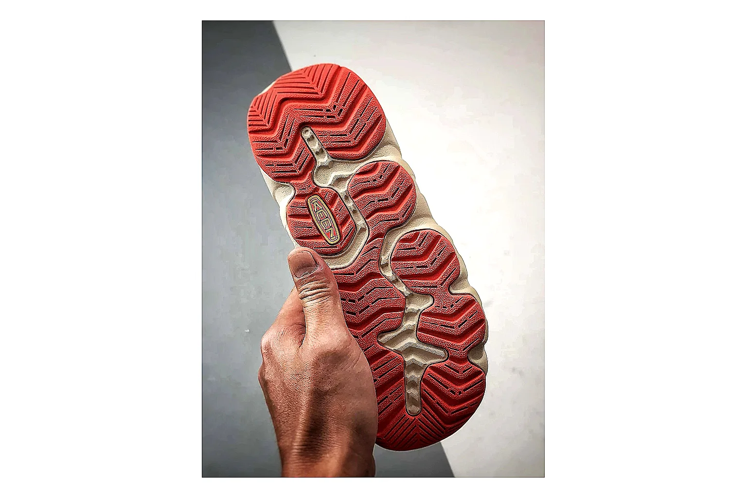 KEEN Jasper Sandal Cream Red Product Image thumbnail 6
