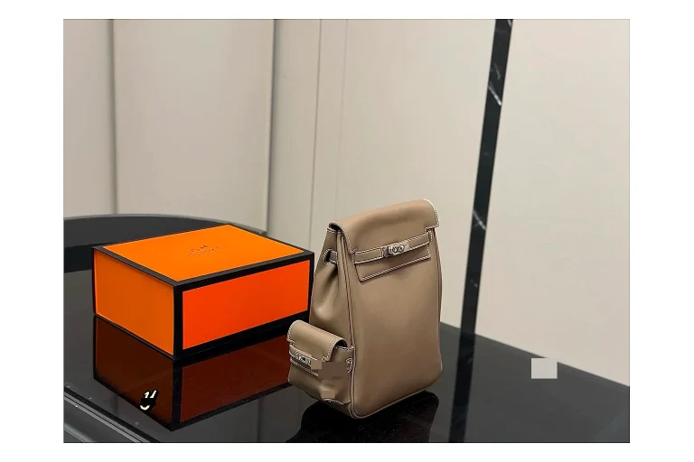 Hermes Kelly Backpack Beige Product Image