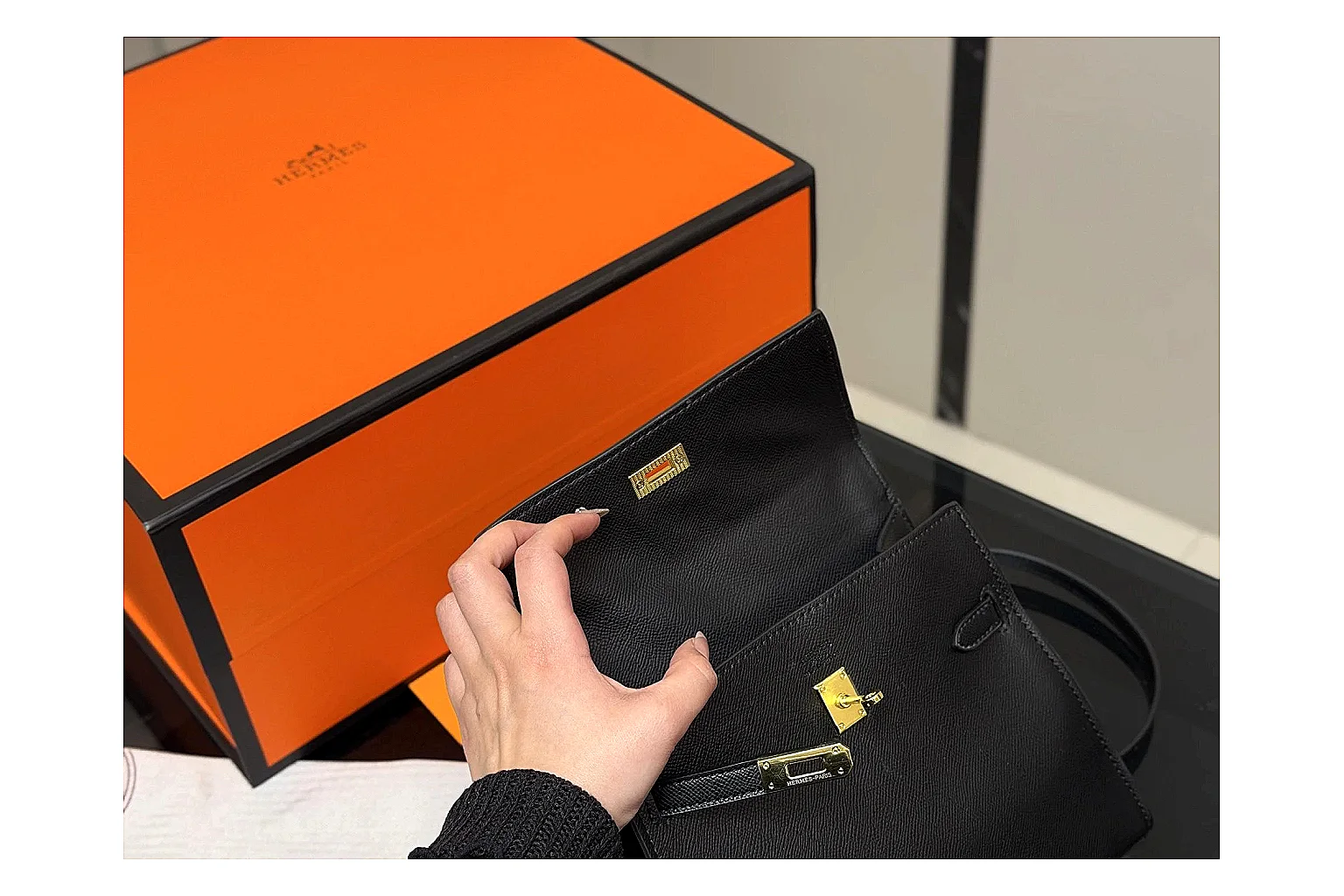 kakobuy find list hermes kelly black mini bag product image thumbnail 4