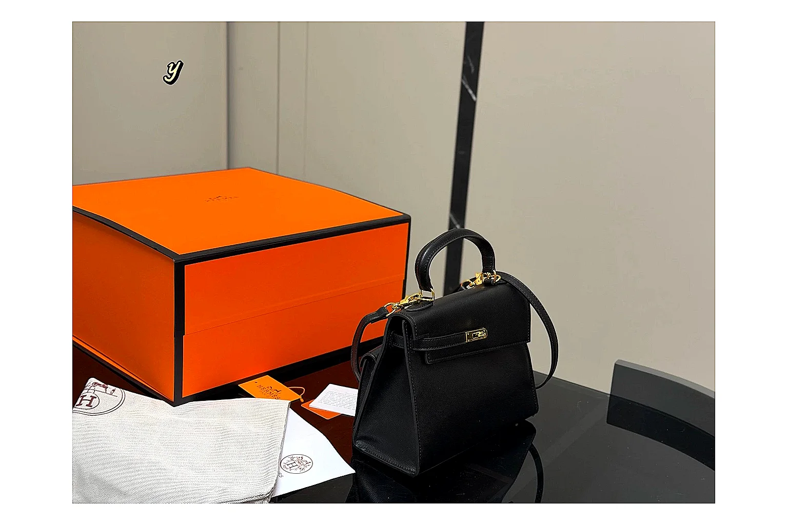 kakobuy find list hermes kelly black mini bag product image thumbnail 6
