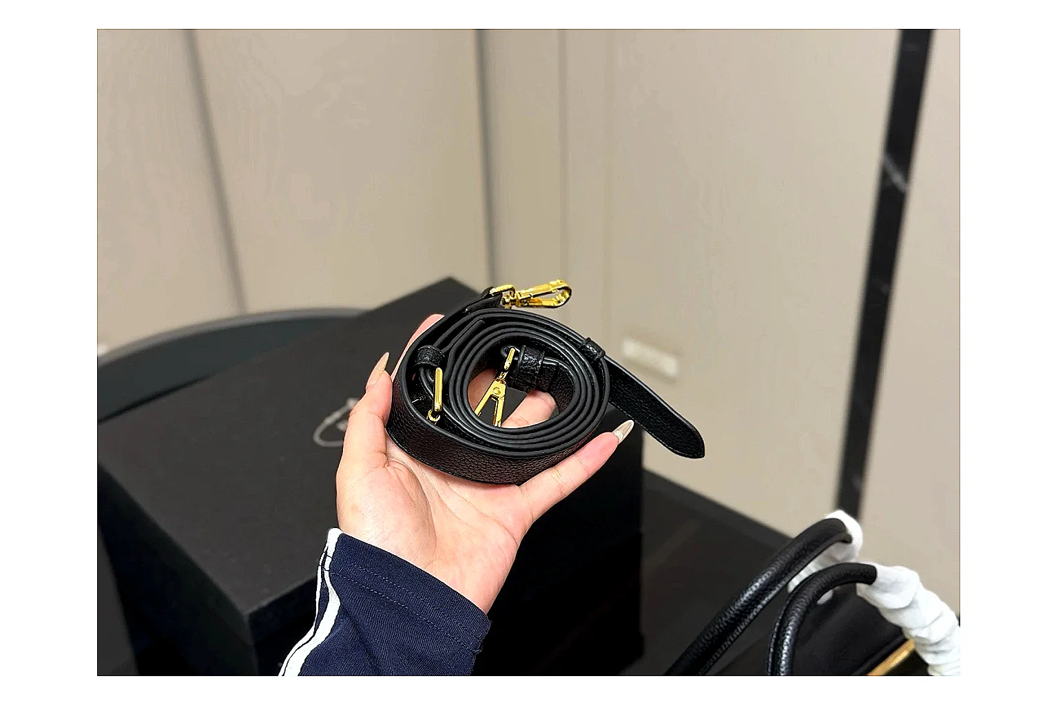 Prada Mini Top Handle Black Product Image thumbnail 4