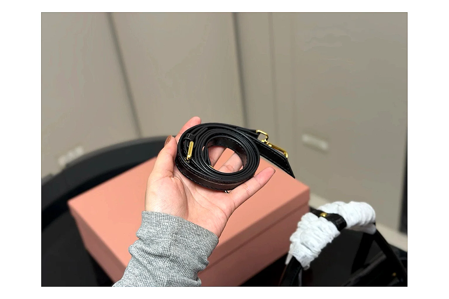 Prada Mini Top Handle Black Product Image thumbnail 4