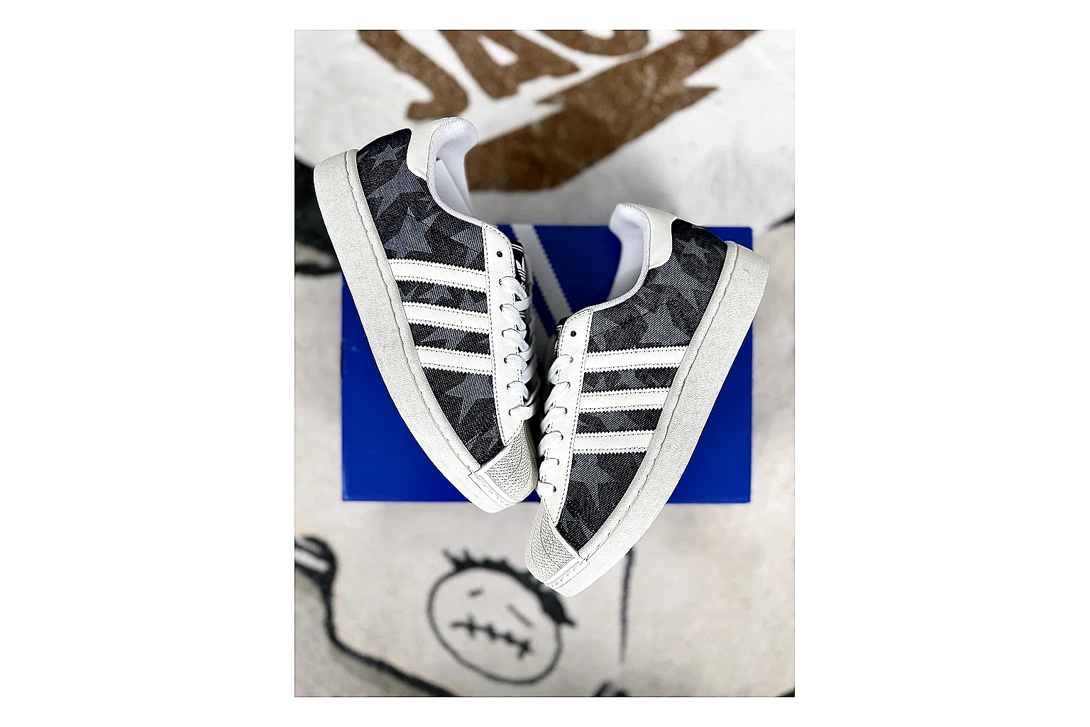 Kakobuy find scout Adidas Superstar Mixed Sneakers scout comparison product image thumbnail 5
