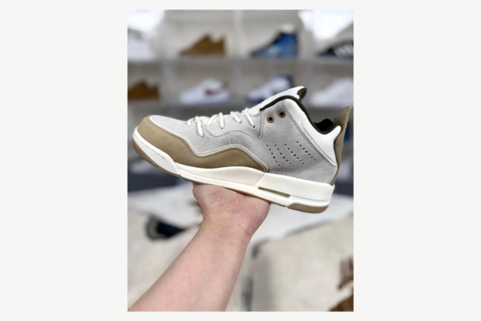 Jordan Courtside 23 Brown Cream Mid Top Kakobuy find scout product image thumbnail 3